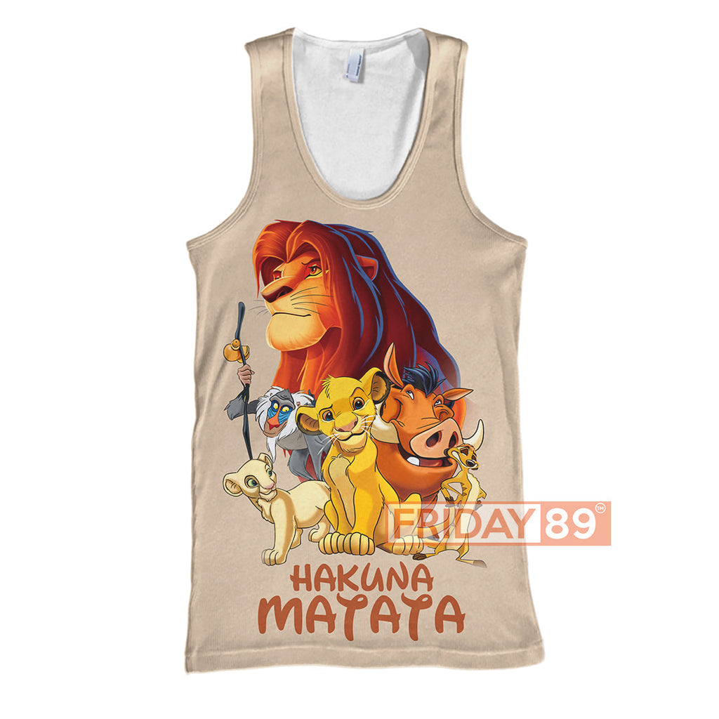 LK Hoodie Hakuna Matata I'm Surrounded by Idiots Shirt Funny DN Shirt Sweater Tank