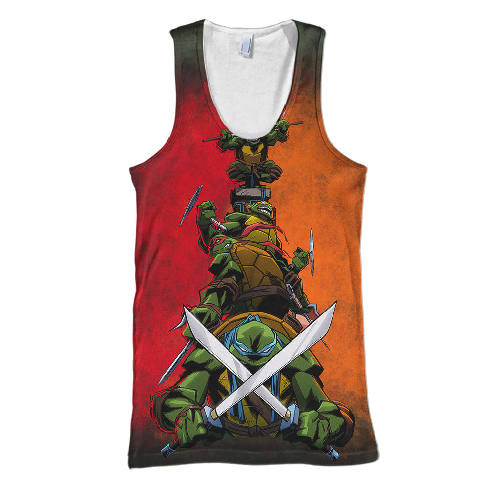  TMNT Hoodie Nijia Turtles 3D Print T-shirt Awesome TMNT Shirt Sweater Tank 2026