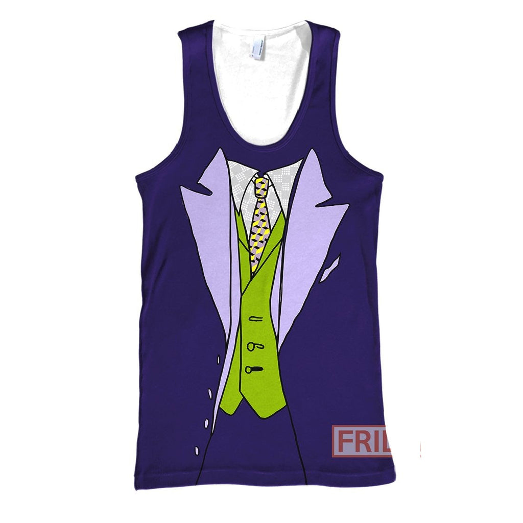  Joker Hoodie Joker Suit Cosplay Shirt Cool High Quality Joker Shirt Sweater Tank