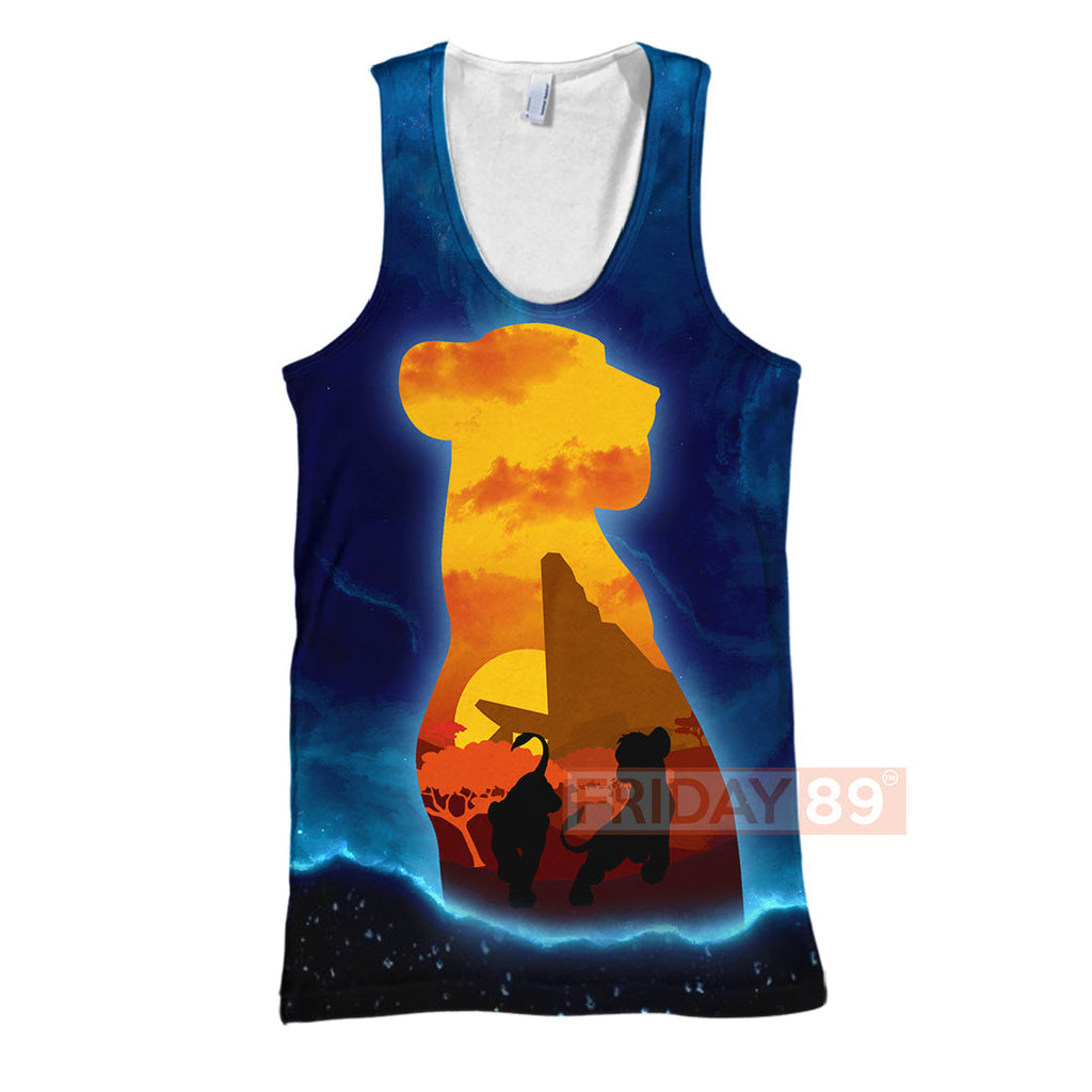 LK T-shirt Nala & Simba T-shirt LK Cosplay Costume Awesome DN Hoodie Sweater Tank