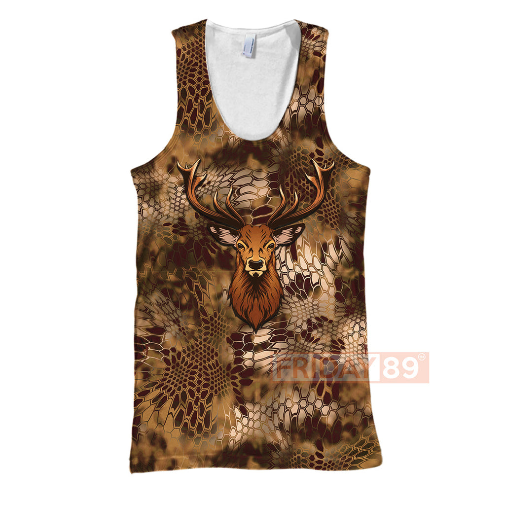 Gifury Hunting T-shirt Deer Hunter Hunting Camo T-shirt Hunting Hoodie Sweater Tank 2024