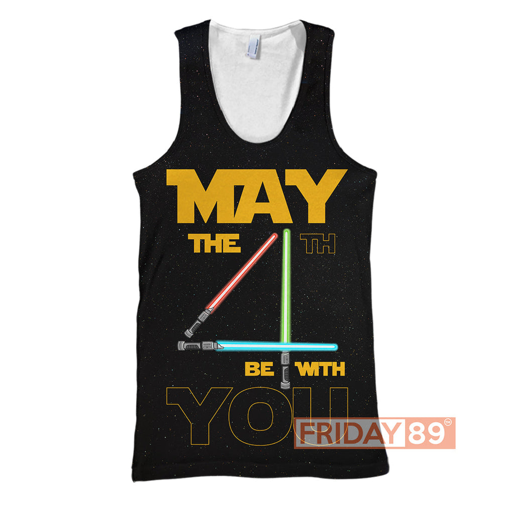  SW T-shirt D.Vader May the 4th Be With You 3D Print T-shirt Amazing High Quality SW Hoodie Sweater Tank 2024