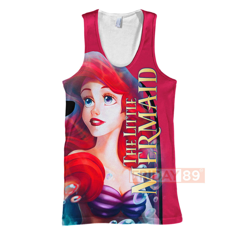 TLM T-shirt Ariel DN Princess Little Mermaid T-shirt Awesome DN Hoodie Sweater Tank 