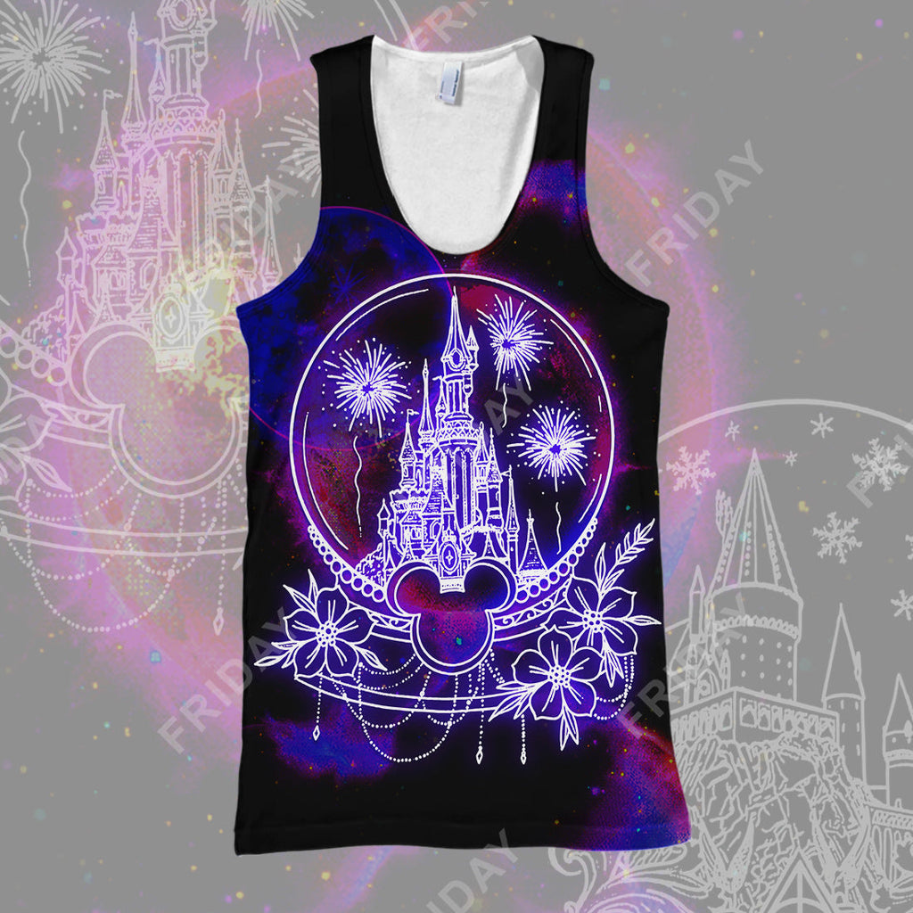  DN HP T-shirt DN and HP Castle In Glass Sphere 3D Print T-shirt Amazing High Quality  DN HP Hoodie Sweater Tank  2024