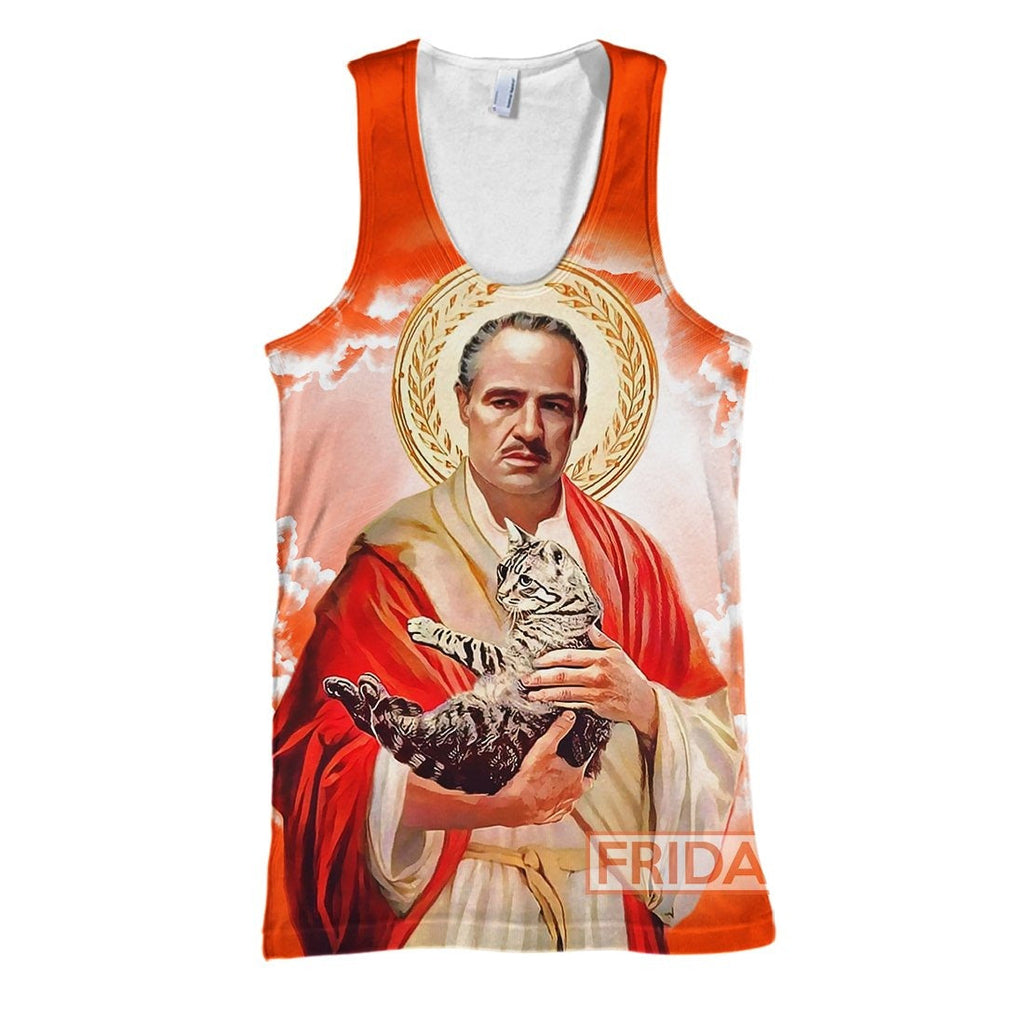  God-father Hoodie Vito Corleone The Saint God-father T-shirt Amazing God-father Hoodie Sweater Tank 2024