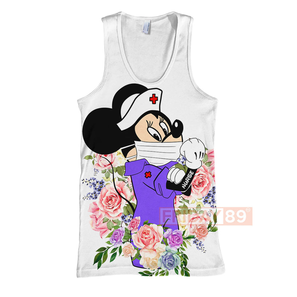  DN T-shirt Minnie Nurse Unbreakable Long Sleeve 3D Print T-shirt High Quality DN Nurse Hoodie Sweater Tank