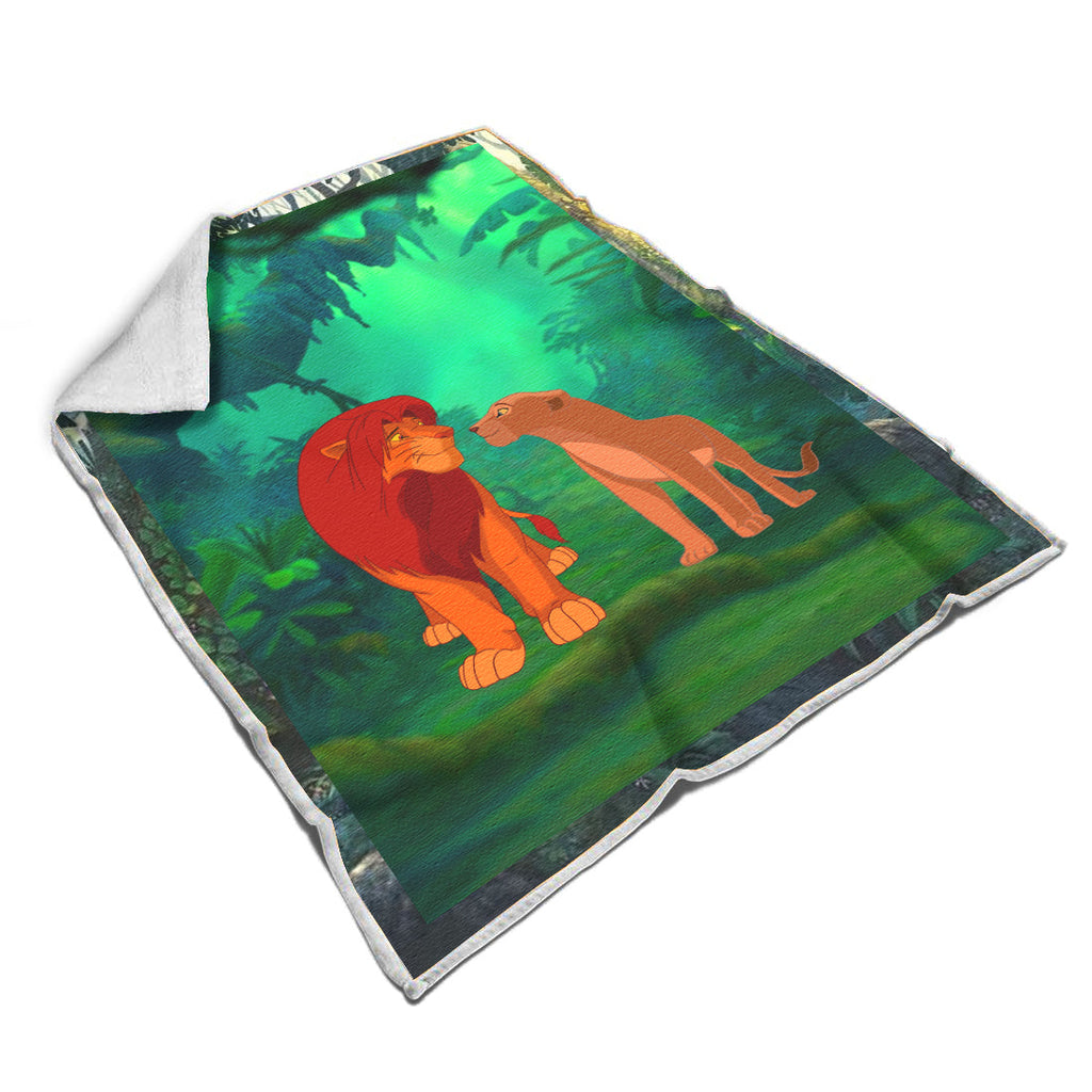  DN LK Blanket Simba Nala Blanket Amazing DN LK Blanket