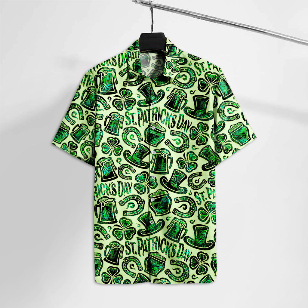 Gifury St Patrick's Day Hawaiian Shirt Irish Happy St Patrick's Day Hawaii Tshirt ST. Patrick's Day Aloha Shirt 2022