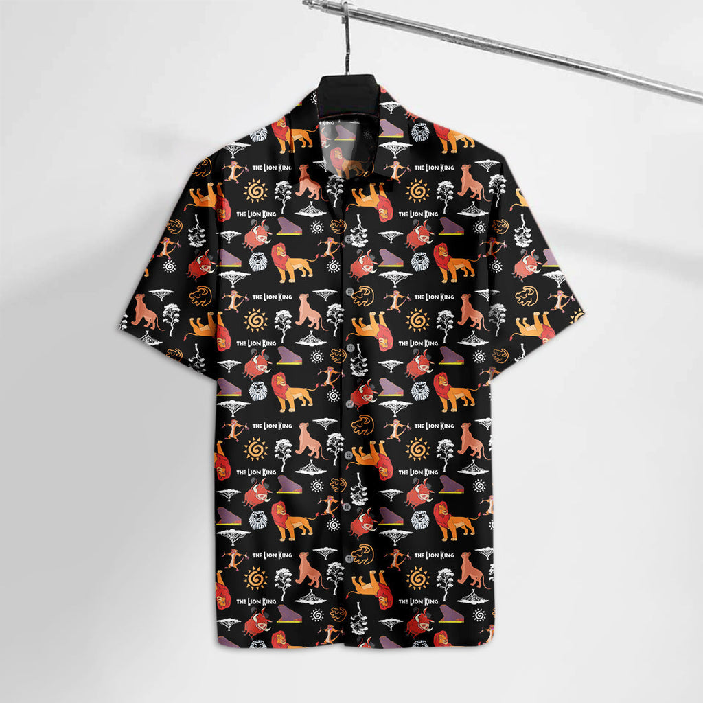 LK Hawaiian Shirt Simba Pumbaa Timon Hakuna Matata Hawaii Tshirt Amazing High quality DN Aloha Shirt