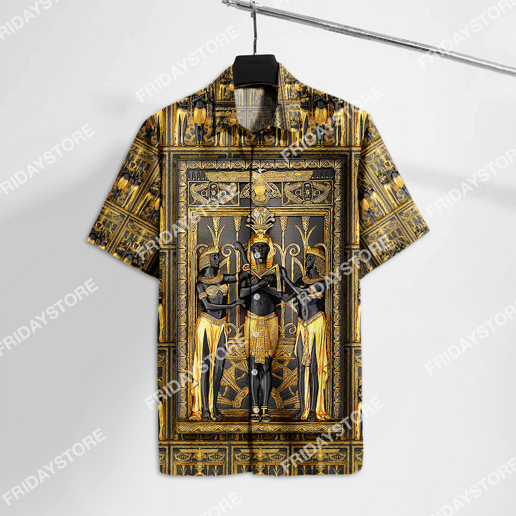 Gifury Egyptian Hawaiian Shirt Pharaoh Hawaii Tshirt Egyptian Aloha Shirt 2022