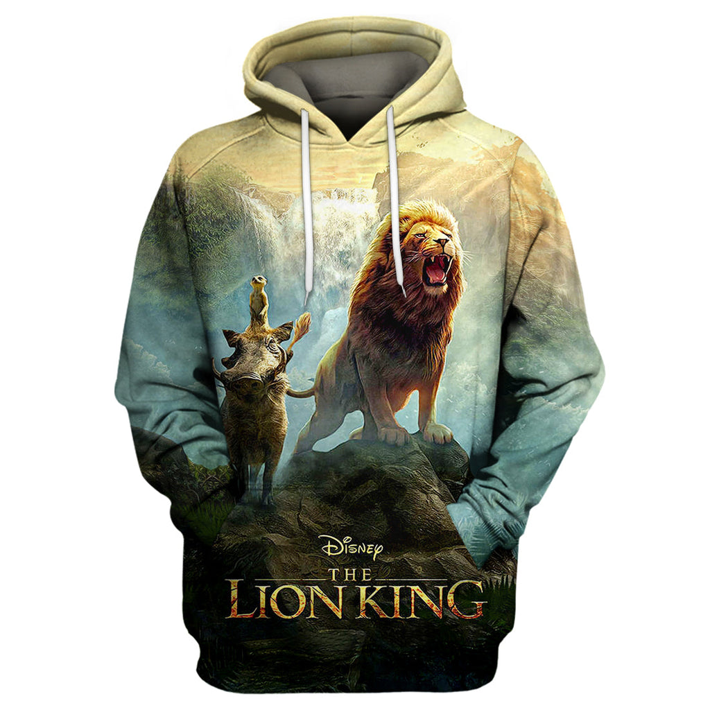 LK T-shirt The King Roaring T-shirt High Quality DN Hoodie Sweater Tank