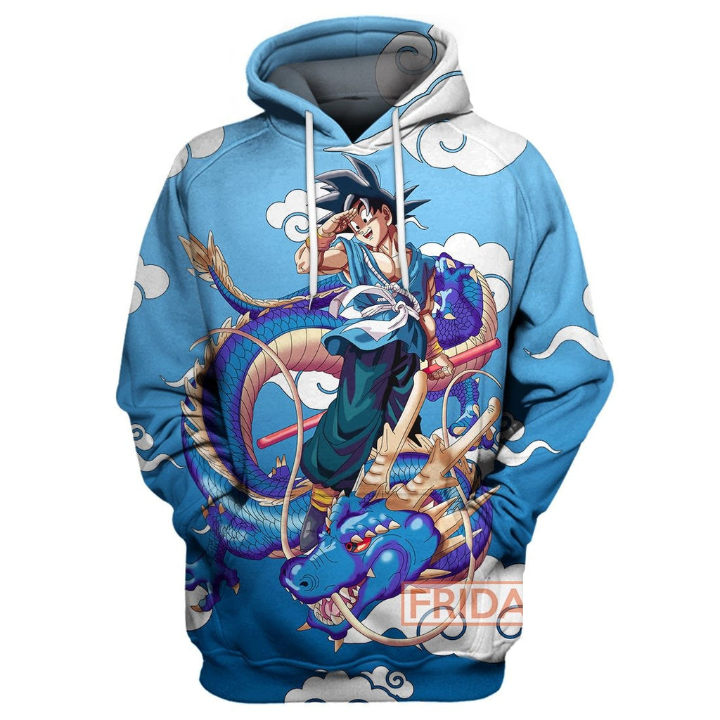  Dragon Ball Hoodie Goku With Dragon T-shirt Amazing High Quality Dragon Ball Shirt Sweater Tank 