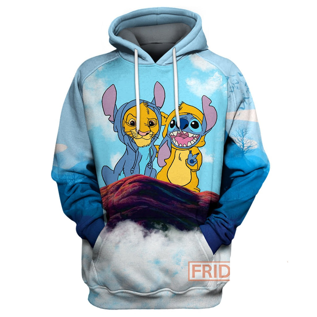 Stitch LK T-shirt Stitch And Simba T-shirt Amazing DN Hoodie Sweater Tank