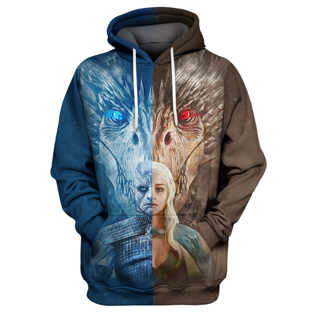  GOT T-shirt Ice & Fire Dragon Got 3D Print T-shirt GOT Hoodie Sweater Tank 