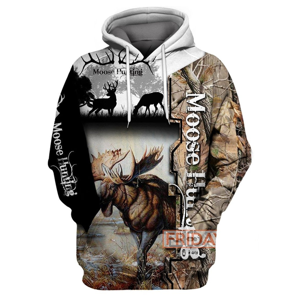 Gifury Hunting Hoodie Moose Hunting T-shirt Hunting Shirt Sweater Tank 2022