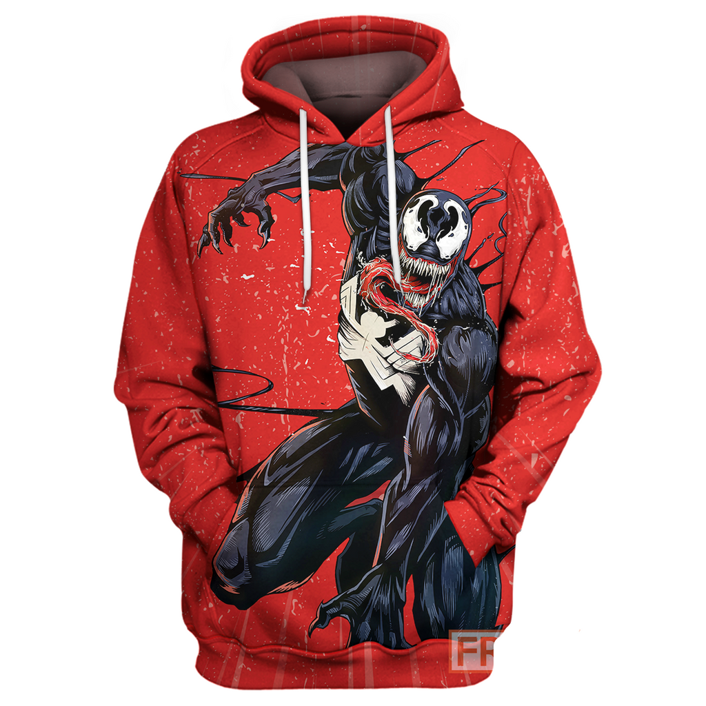  MV Venom Hoodie Red Venom T-shirt Awesome MV Venom Shirt Sweater Tank 