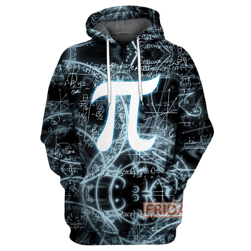 Gifury Pi Hoodie Mathematics Geeks And Nerds Pi Day 3D Print T-shirt Pi Shirt Sweater Tank 2022