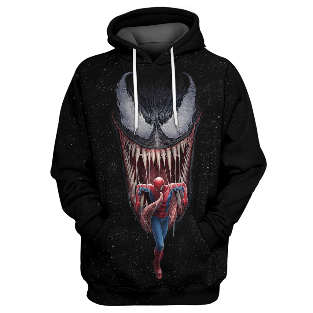  Venom MV Hoodie Spider Man & Venom 3D Print T-shirt Cool Venom MV Shirt Sweater Tank 