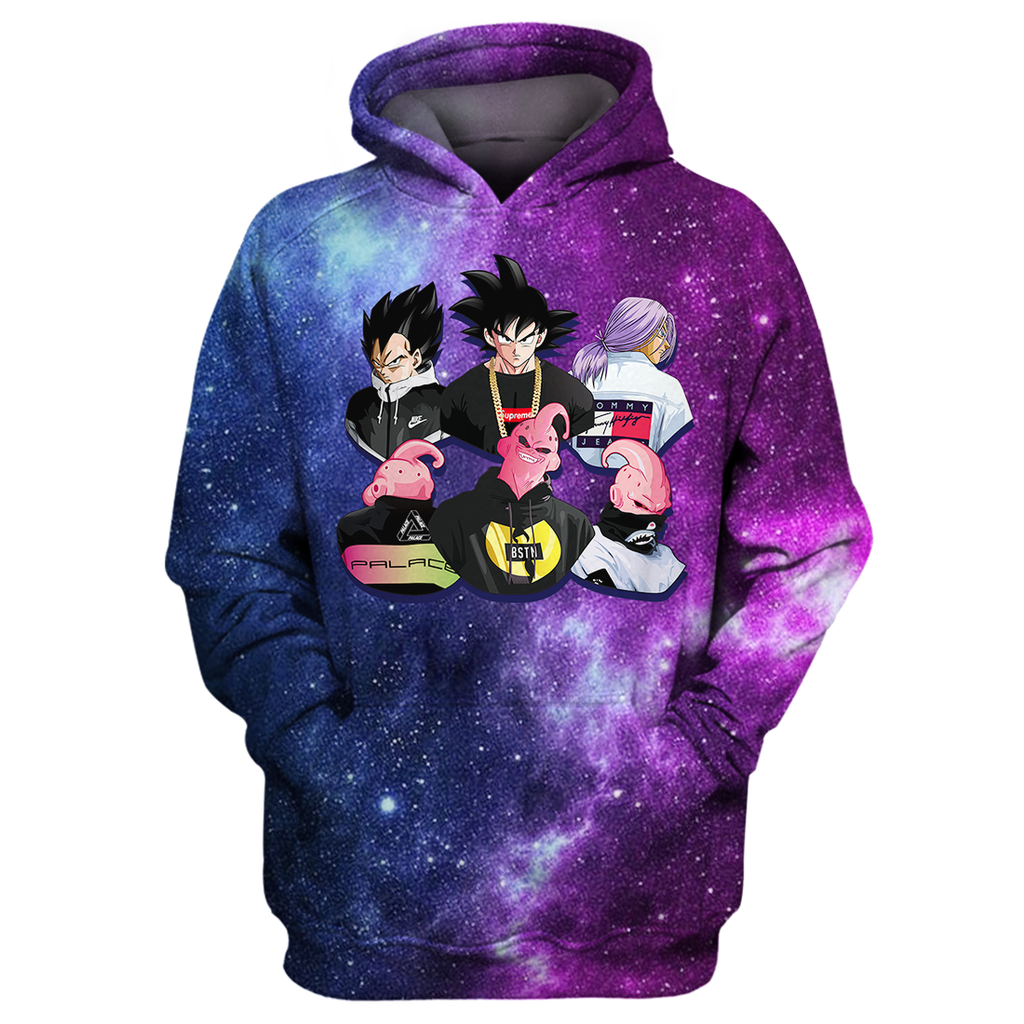  DB T-shirt Dragon Ball Squad T-shirt Awesome DB Hoodie Sweater Zip 