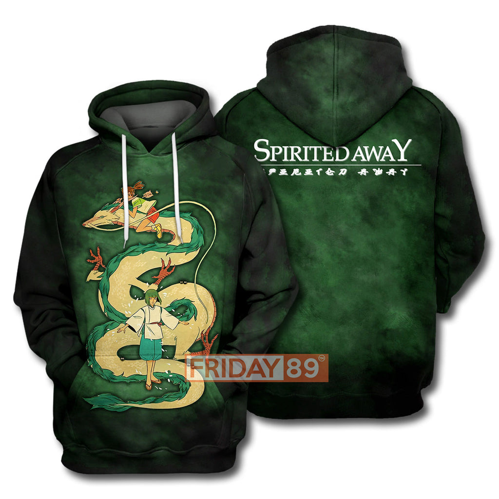  S.Ghibli Spirited Away Hoodie S.Ghibli Spirited Away Chihiro Hako Dragon T-shirt S.Ghibli Spirited Away Shirt Sweater Tank 