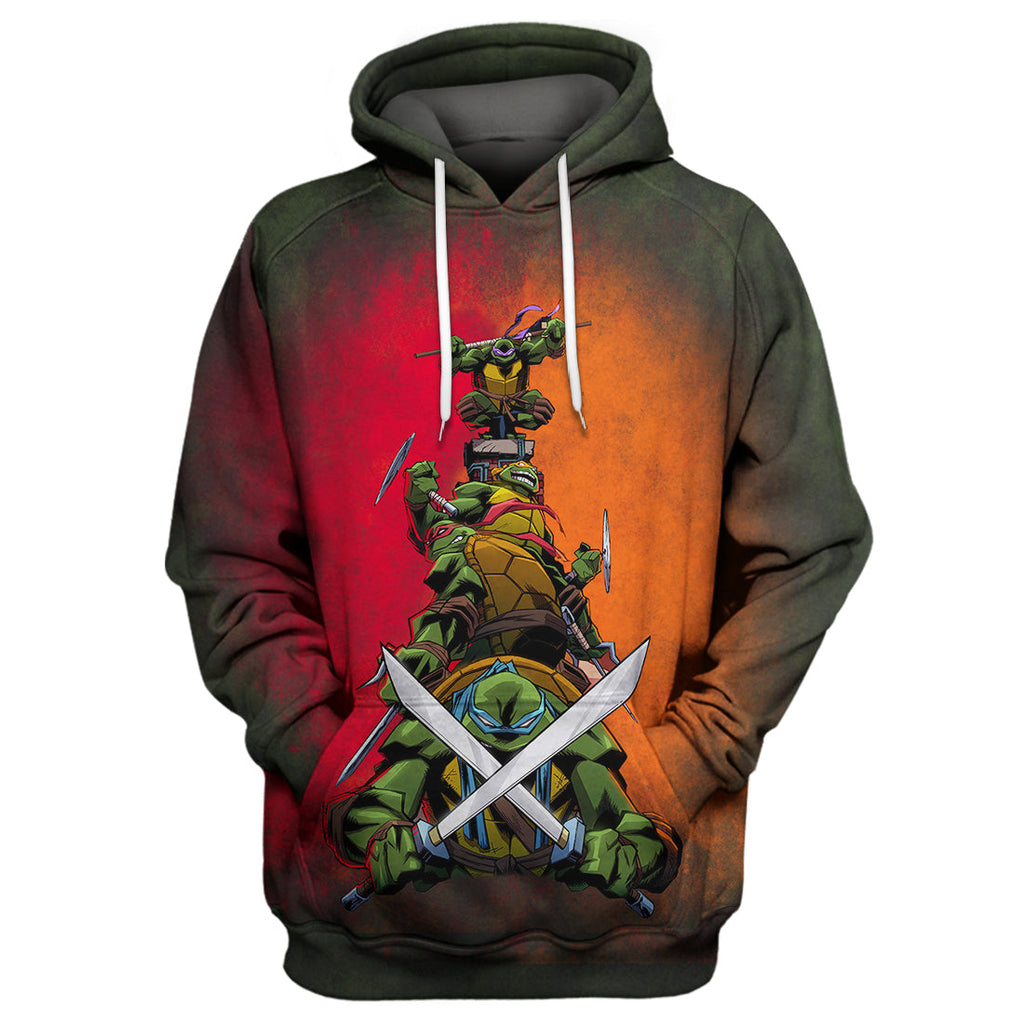  TMNT Hoodie Nijia Turtles 3D Print T-shirt Awesome TMNT Shirt Sweater Tank 
