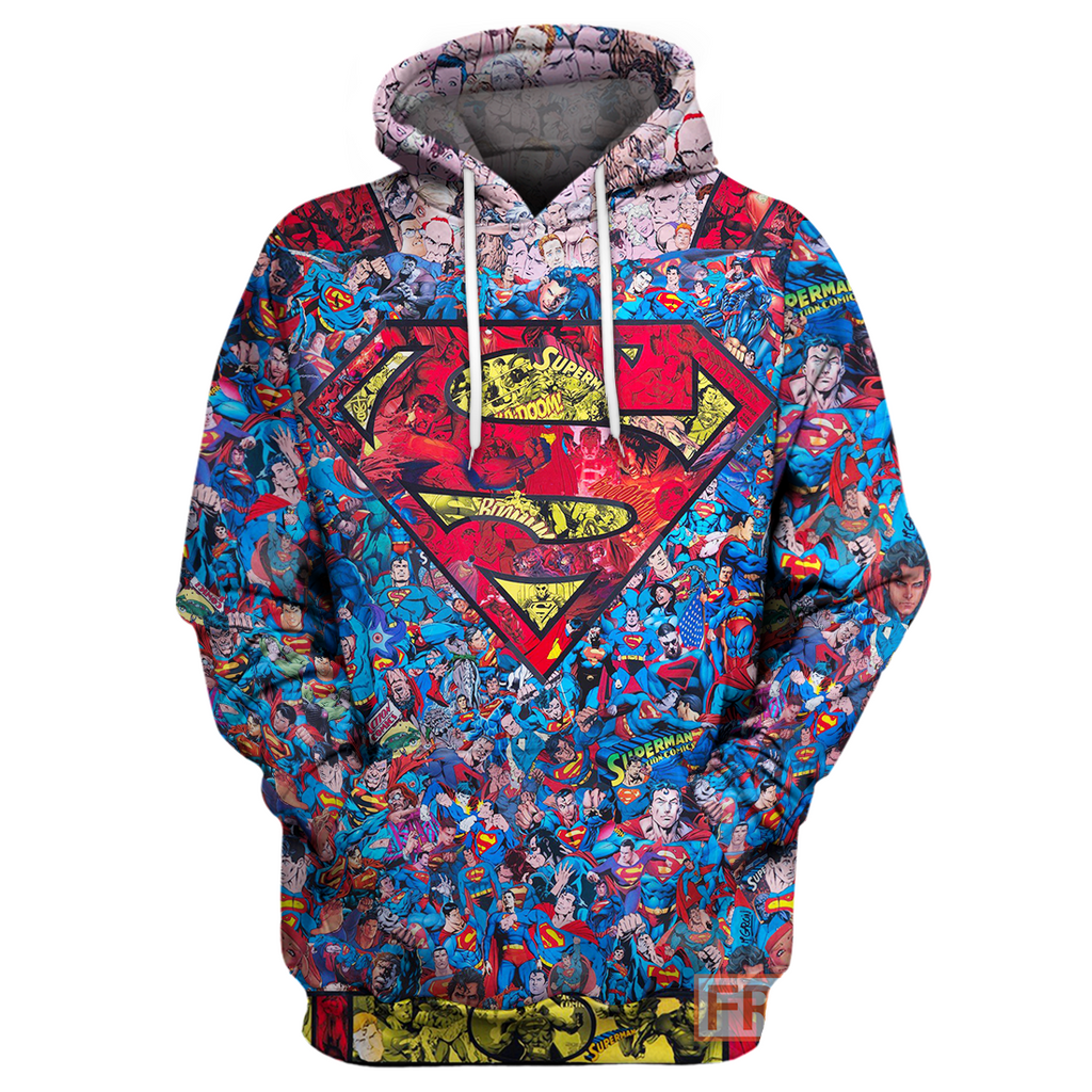  DC Super M Hoodie Super M Pattern T-shirt Awesome DC Shirt Sweater Zip Tank 