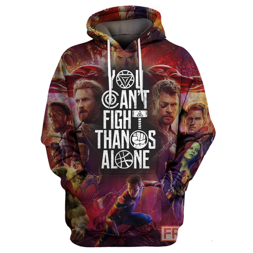  MV T-shirt You Can't Fight Thanos Alone T-shirt Awesome MV Hoodie Sweater Tank 