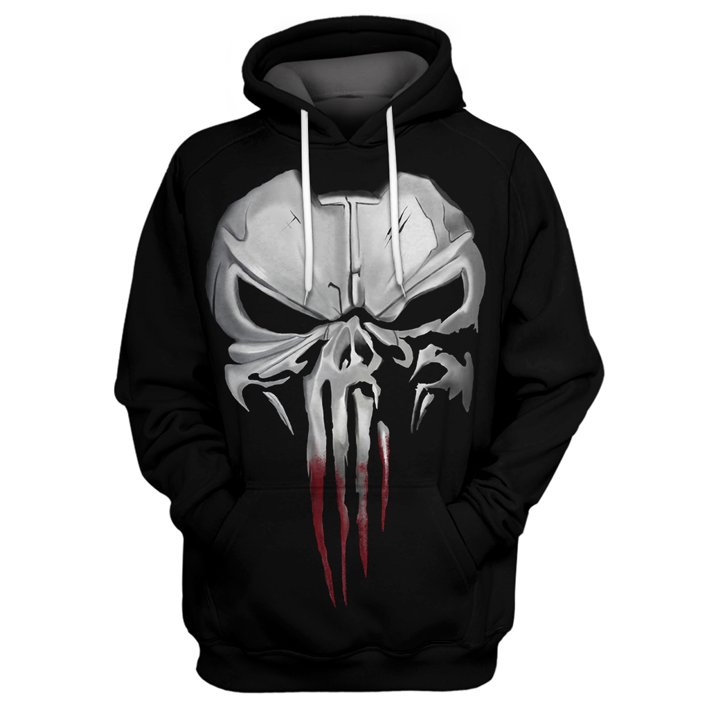  MV Hoodie The Punisher Hoodie T Shirt Punisher Cosplay T-shirt MV Shirt Sweater Tank 