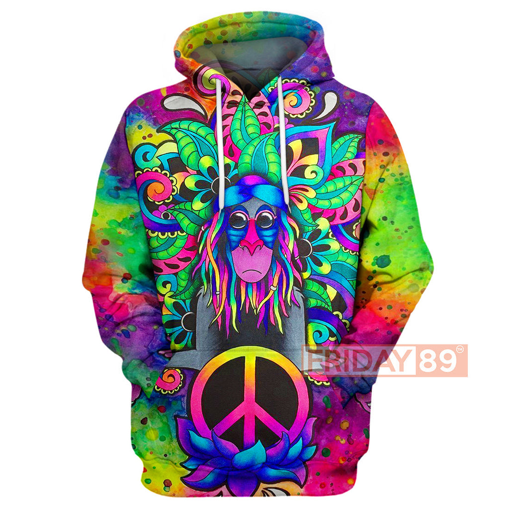 LK T-shirt New Rafiki Peace Symbol T-shirt Awesome DN Hoodie Sweater Tank