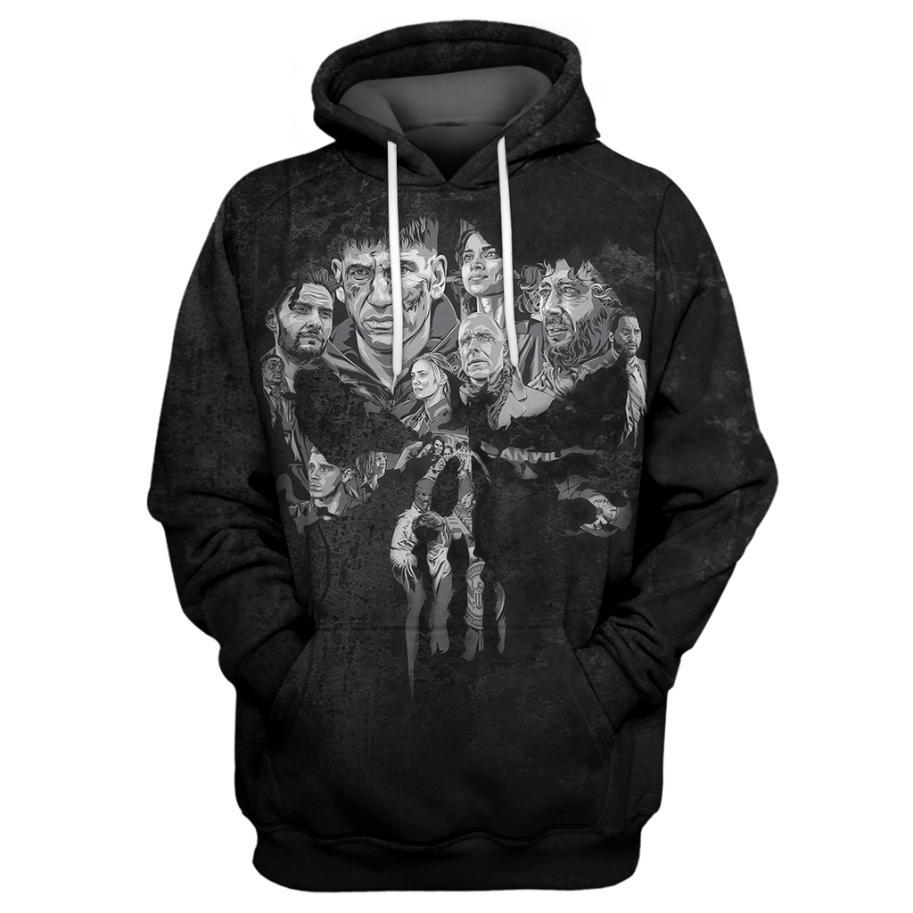  Punisher Hoodie Punisher Skull Punisher T-shirt Amazing Punisher Shirt Sweater Tank 