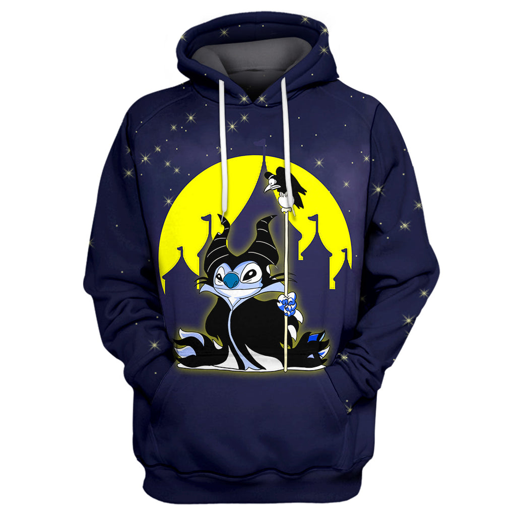 Stitch T-shirt 3D Print Stitch Maleficent T-shirt Awesome DN Hoodie Sweater Tank