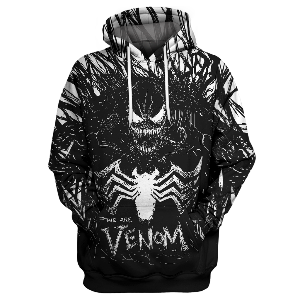  Venom Shirt We Are Venom Carnage Black White Hoodie MV Venom Hoodie Sweater Tank 