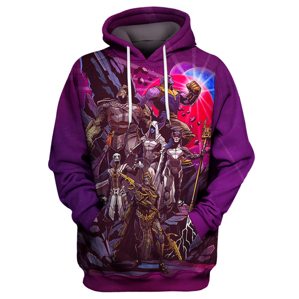  MV Thanos Hoodie Thanos Black Order 3D Print T-shirt Amazing MV Thanos Shirt Sweater Tank 