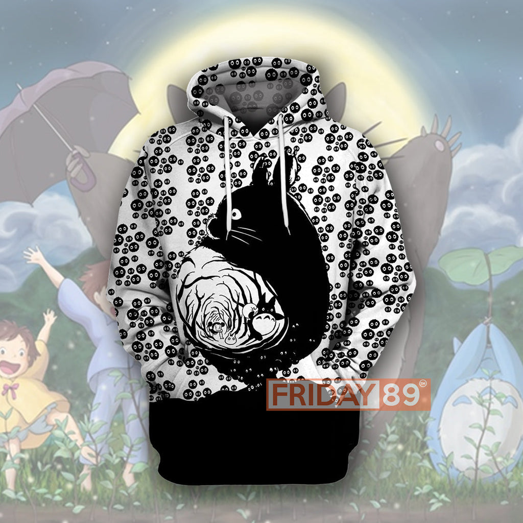  S.Ghibli T-shirt S.Ghibli Totoro Dust Bunnies Totoro Art 3D Print T-shirt Amazing High Quality S.Ghibli Totoro Hoodie Sweater Tank 