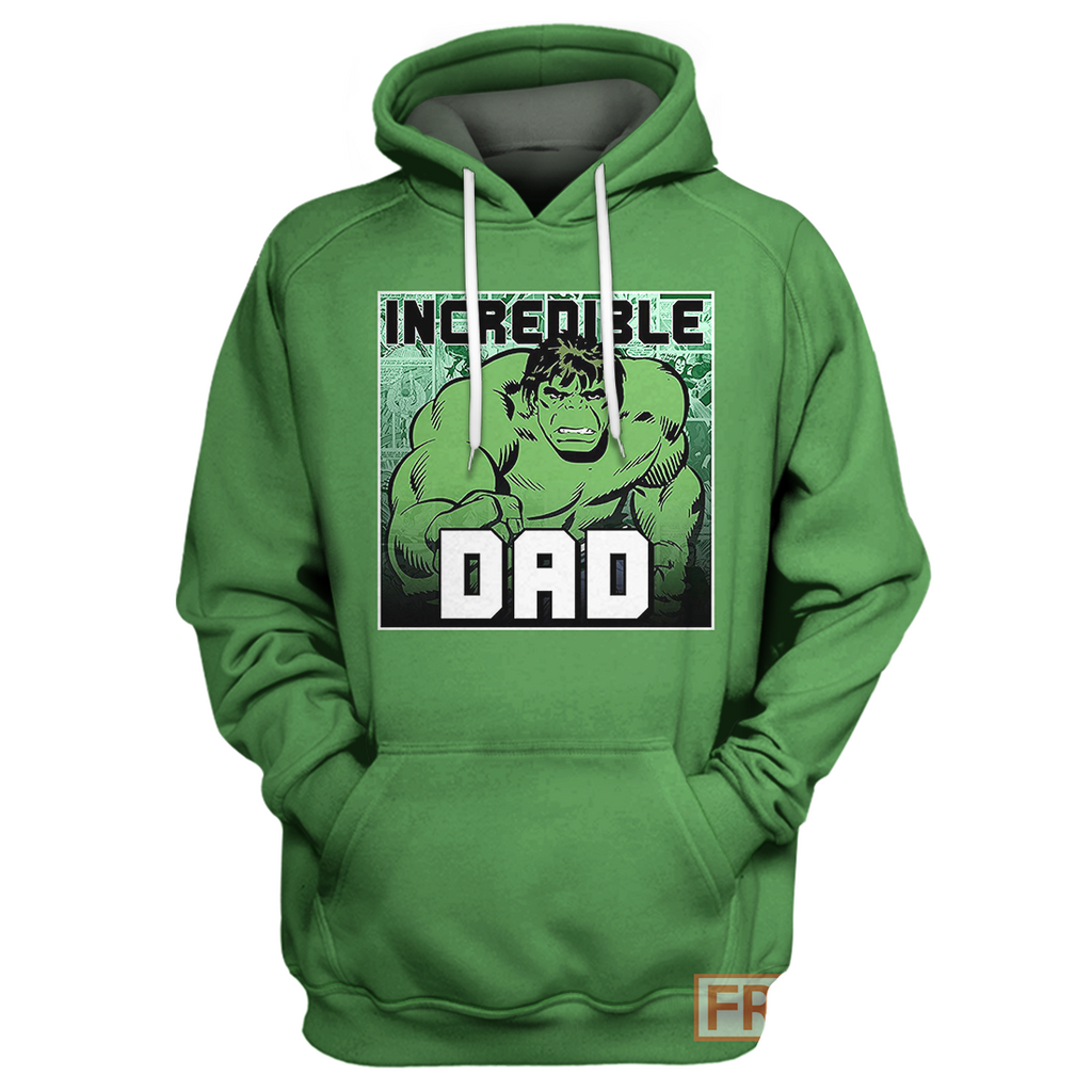  MV Hulk Hoodie TH Shirt - Incredible Dad T-shirt High Quality MV Hulk Shirt Sweater Tank 