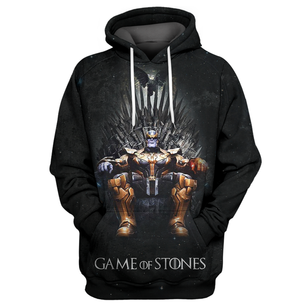  MV TN Hoodie Thanos - Game Of Stones 3D Print T-shirt MV TN Shirt Sweater Tank 