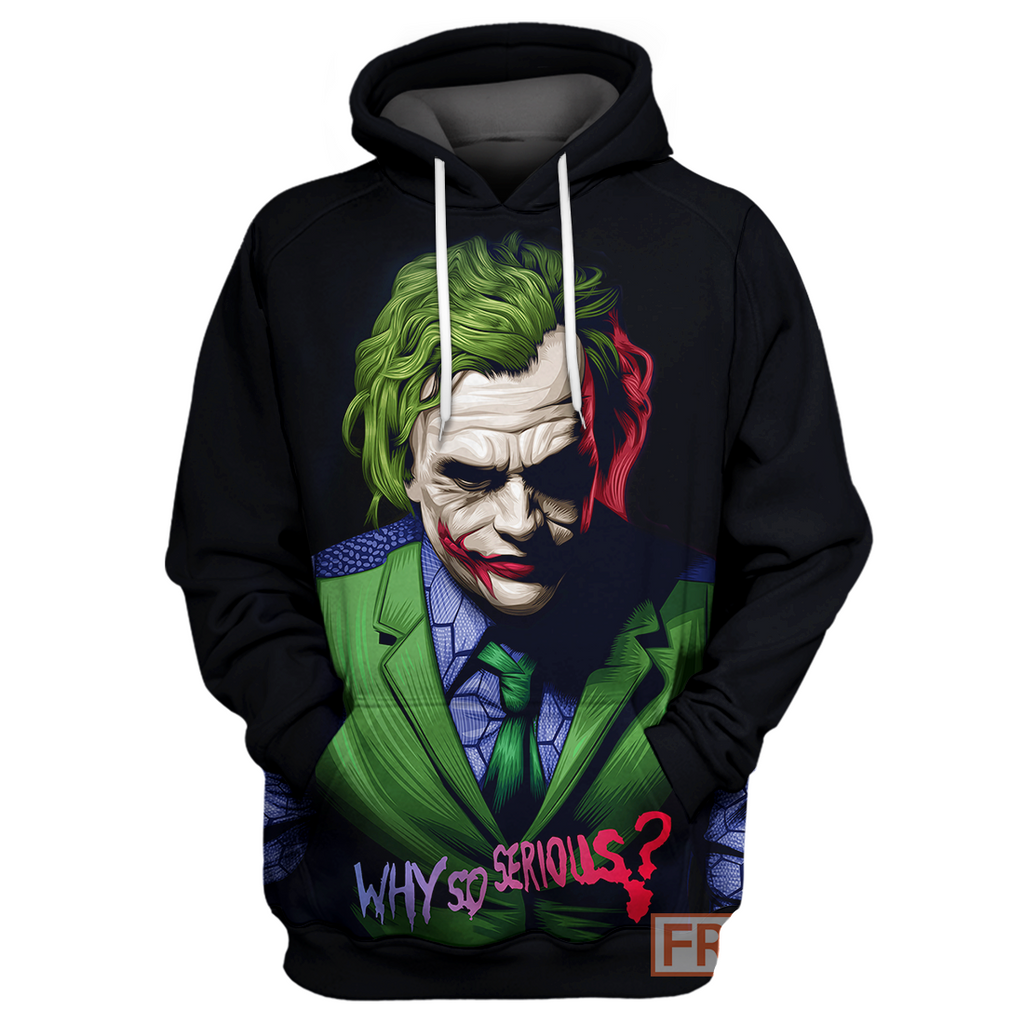  DC Joker Hoodie Why So Serious  Hoodie Straight Outta Gotham Hoodie Amazing DC Joker Shirt Sweater Tank