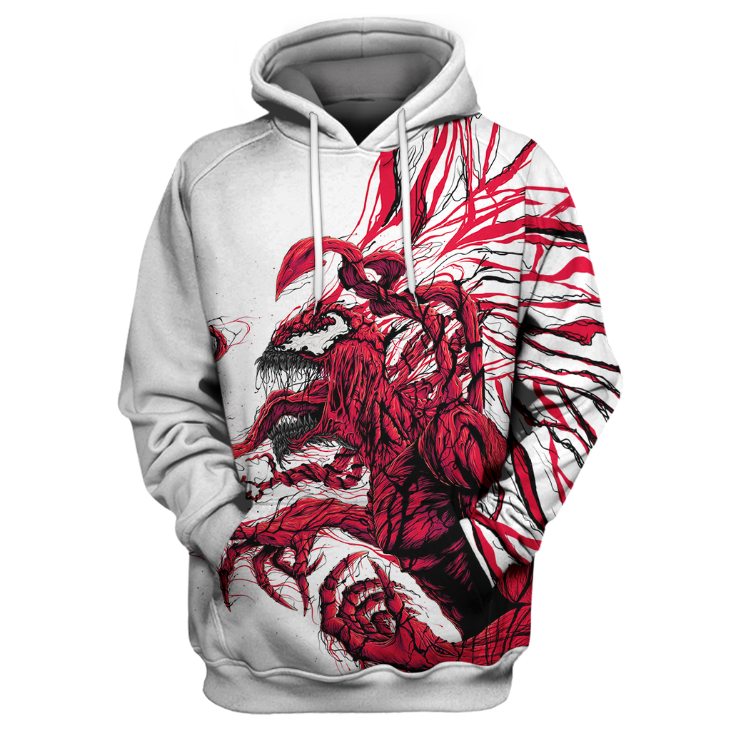  Carnage Venom Shirt Venom Carnage Tee Red White Hoodie MV Venom Hoodie Sweater Tank 