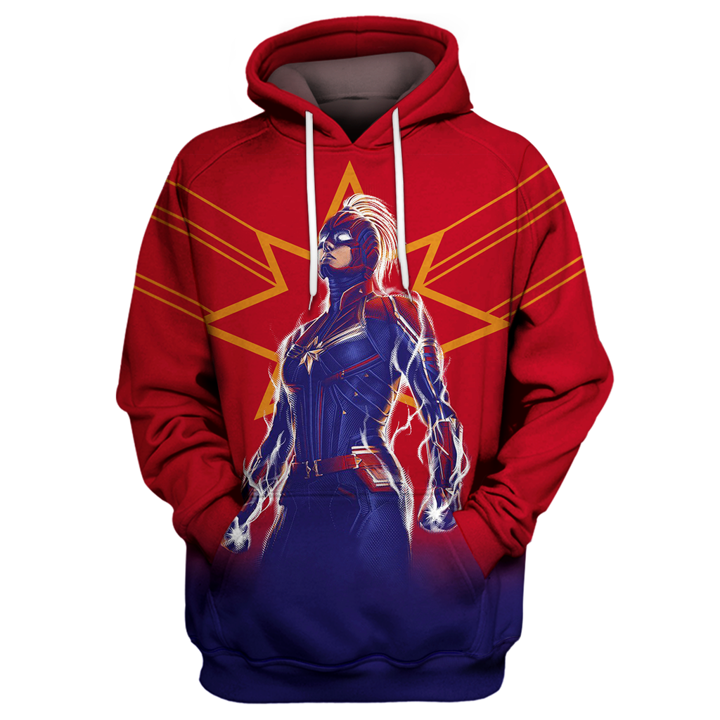  MV T-shirt Captain Marvel 3D Print T-shirt MV Hoodie Sweater Tank 