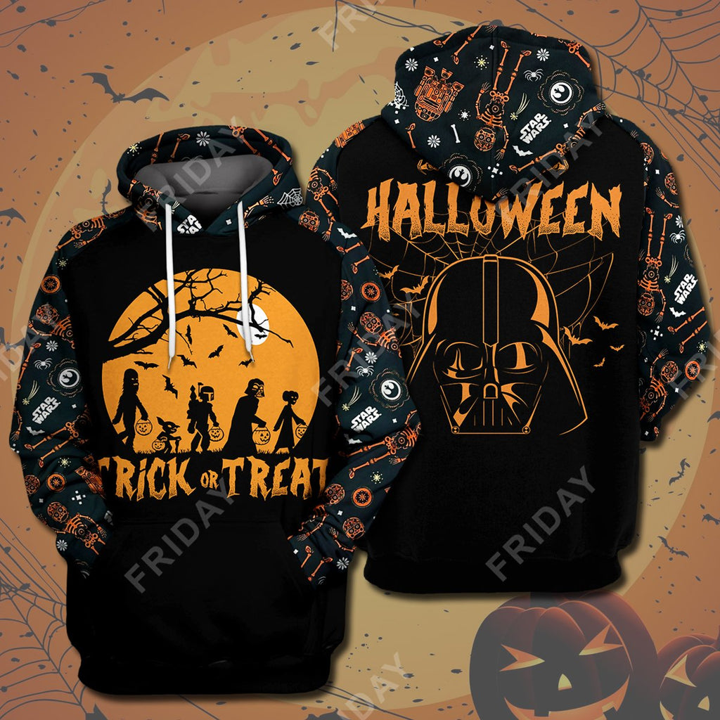  SW T-shirt Trick Or Treat Hapy Halloween T-shirt High Quality SW Halloween Hoodie Sweater Tank 