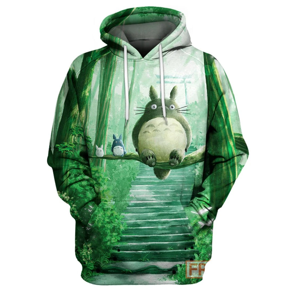  S.Ghibli Totoro Hoodie S.Ghibli Totoro And Friends Camphor Tree T-shirt Amazing S.Ghibli Totoro Shirt Sweater Tank 