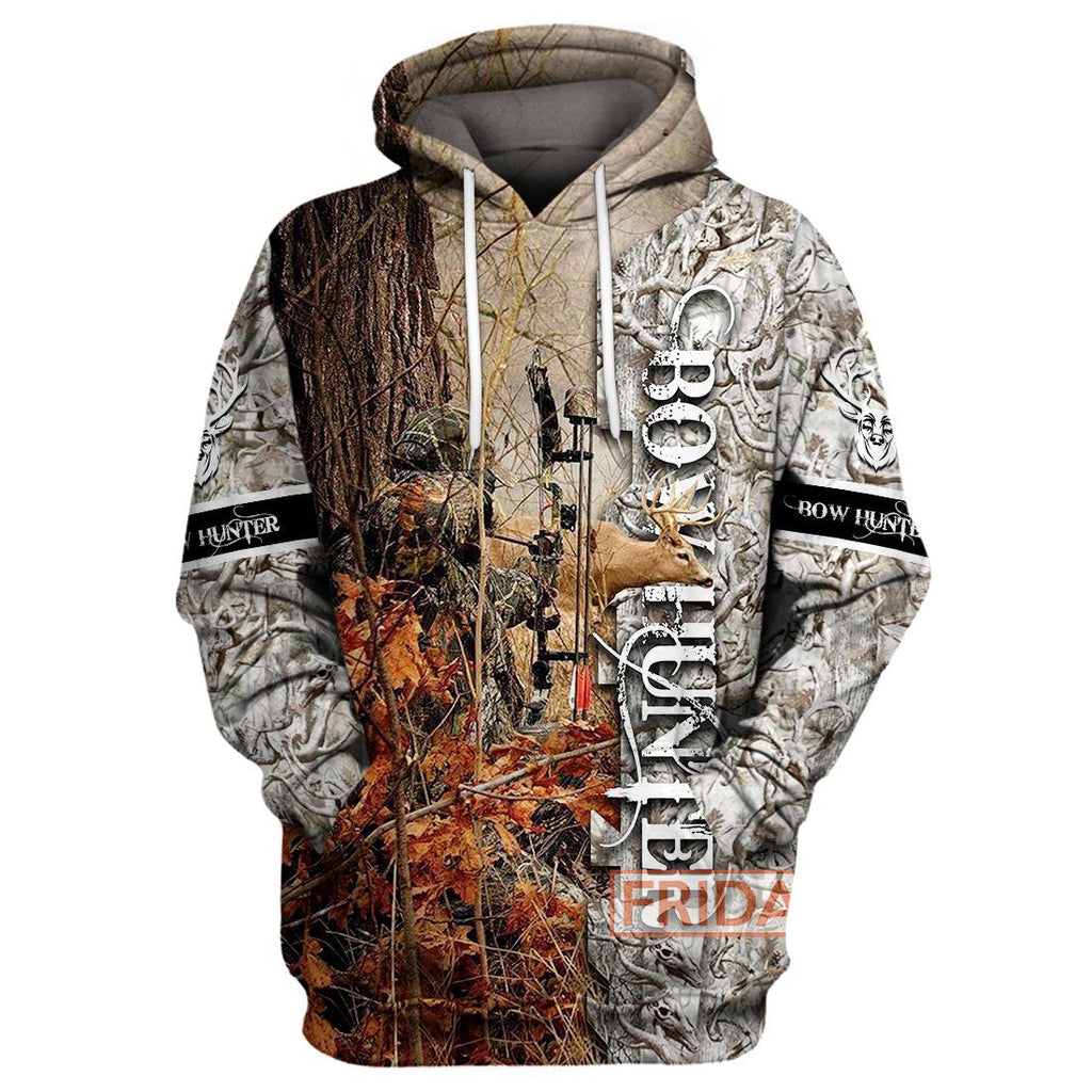 Gifury Hunting Hoodie Bow Hunter - Deer Hunting 3D Print T-shirt Hunting Shirt Sweater Tank 2022