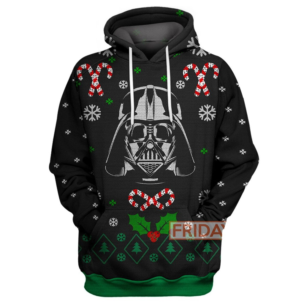  SW T-shirt Darth Vader Christmas Sweater T-shirt Awesome SW Hoodie Sweater Tank 