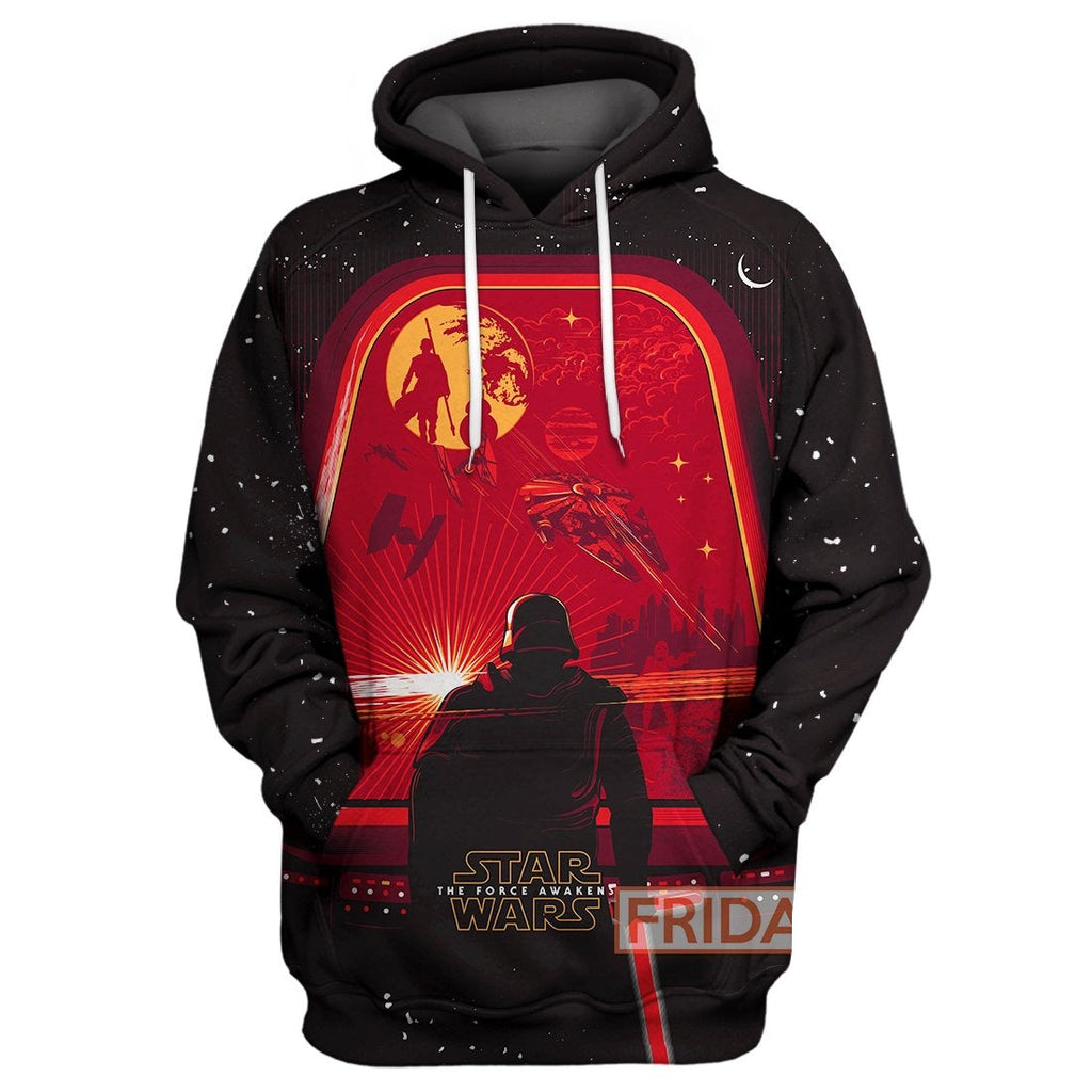  SW T-shirt The Force Awakens D. Vader T-shirt Cool High Quality SW Hoodie Sweater Tank 