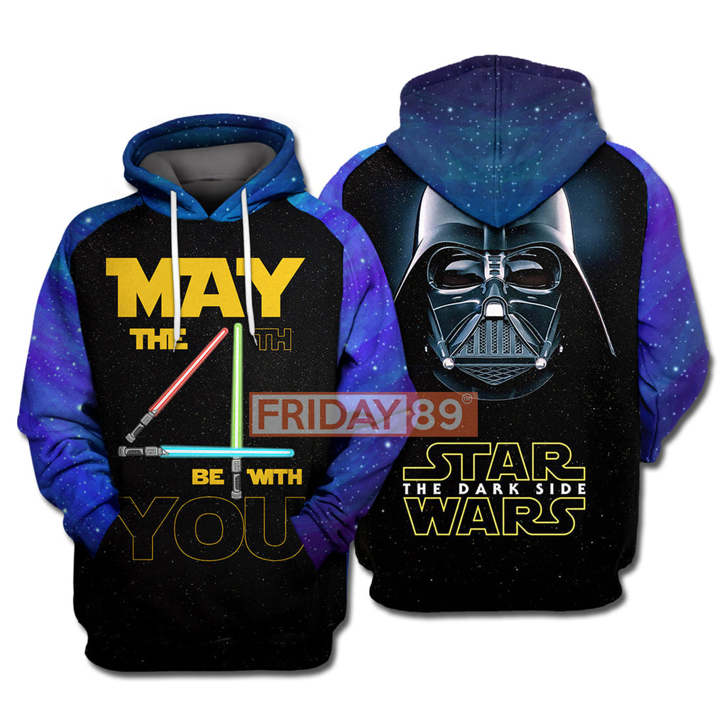  SW T-shirt D.Vader May the 4th Be With You 3D Print T-shirt Amazing High Quality SW Hoodie Sweater Tank 