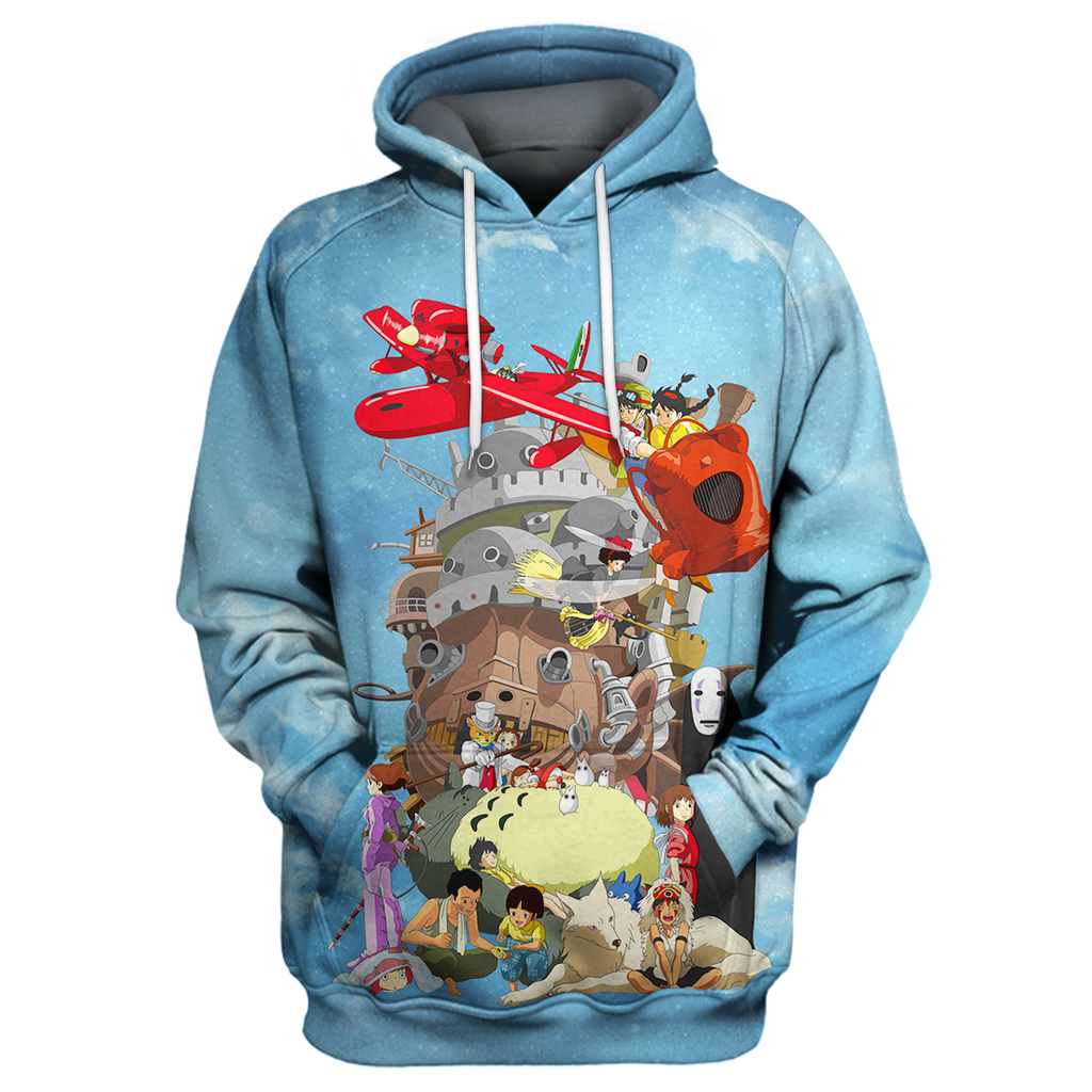  S.Ghibli Hoodie Studio S.Ghibli 3D print T-shirt Amazing S.Ghibli Shirt Sweater Tank 