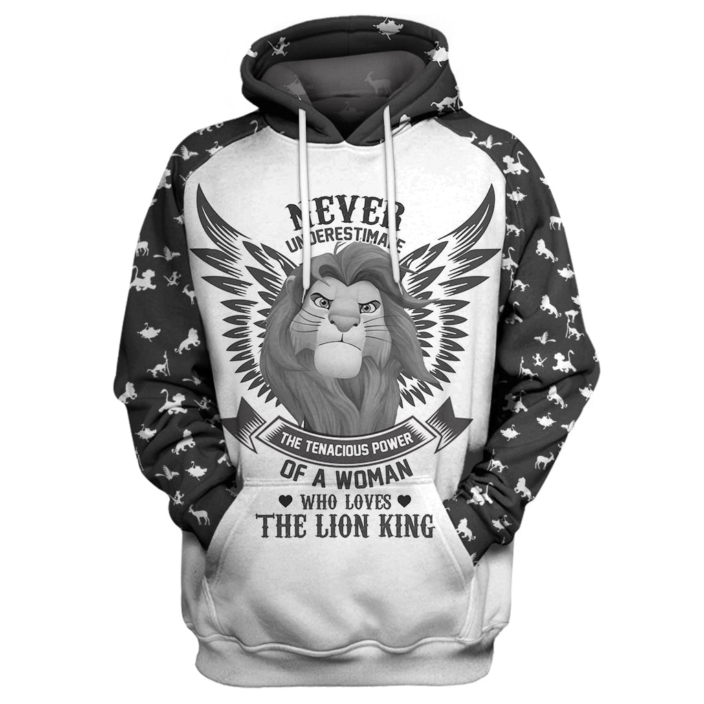 LK T-shirt Never Underestimate Lion King T-shirt Awesome DN Hoodie Sweater Tank