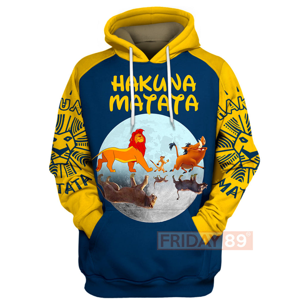 LK T-shirt In The Moon - Hakuna Matata T-shirt Awesome DN Hoodie Sweater Tank