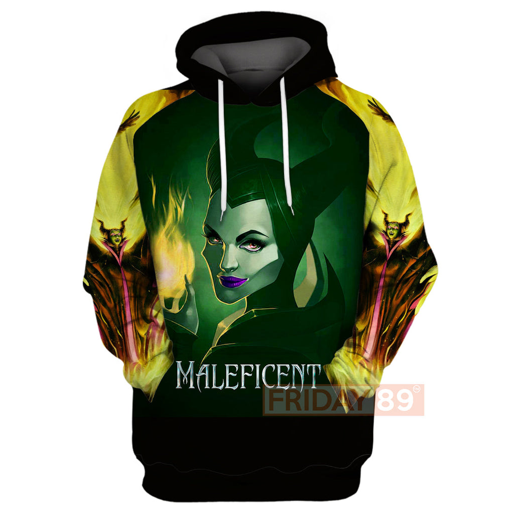 Maleficent T-shirt Maleficent Beauty Art 3D T-shirt Cool DN Hoodie Sweater Tank