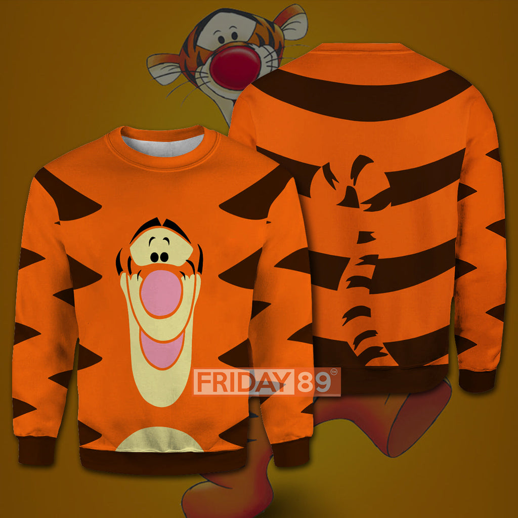 WTP T-shirt Tigger Winnie-the-pooh 3D Print T-shirt Cute High Quality DN Hoodie Sweater Tank